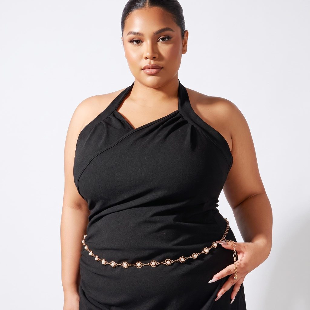 Belly Chain Plus Size Pearl Waist Chain, Floral Hollow Out Belly Chain, Girls Gold Waist Jewelry, Boho Body Chain, Summer Beach Accessory